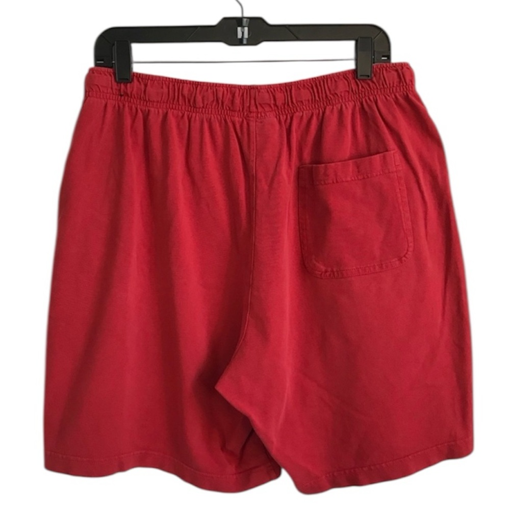 NIKE Men's XL Red Casual Athletic Sports Drawstring Fleece Shorts w/pockets GUC - Picture 3 of 14